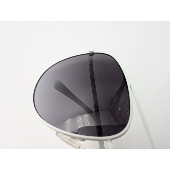 GUESS Pilot Designer Sunglasses White Frame Gradient Smoke Grey - Picture 5 of 5